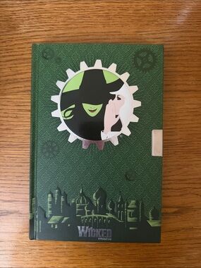 Wicked: Green Hardcover Journal with Silver Lock and Key